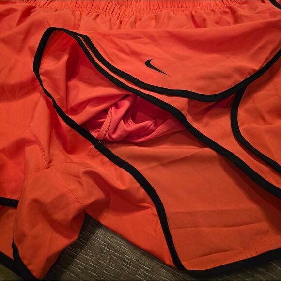 Nike Orange and Black Running Active Athletic Shorts Plus‎ Size 2X New - Picture 9 of 11